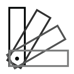 wide colour choice icon