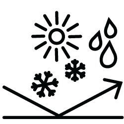 Resistant to weathering icon