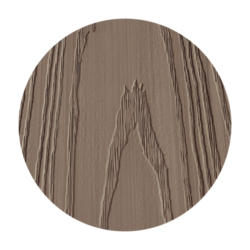 composite decking sample in brown colour - bowness