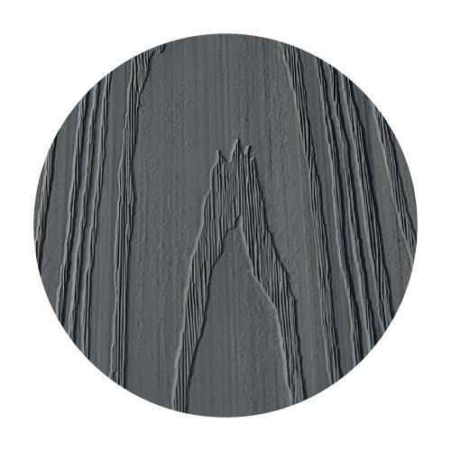 composite decking sample in dark grey - mull