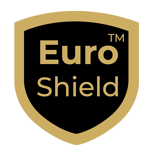 EuroShield trademark symbol, Eurodeck Capping Technology badge